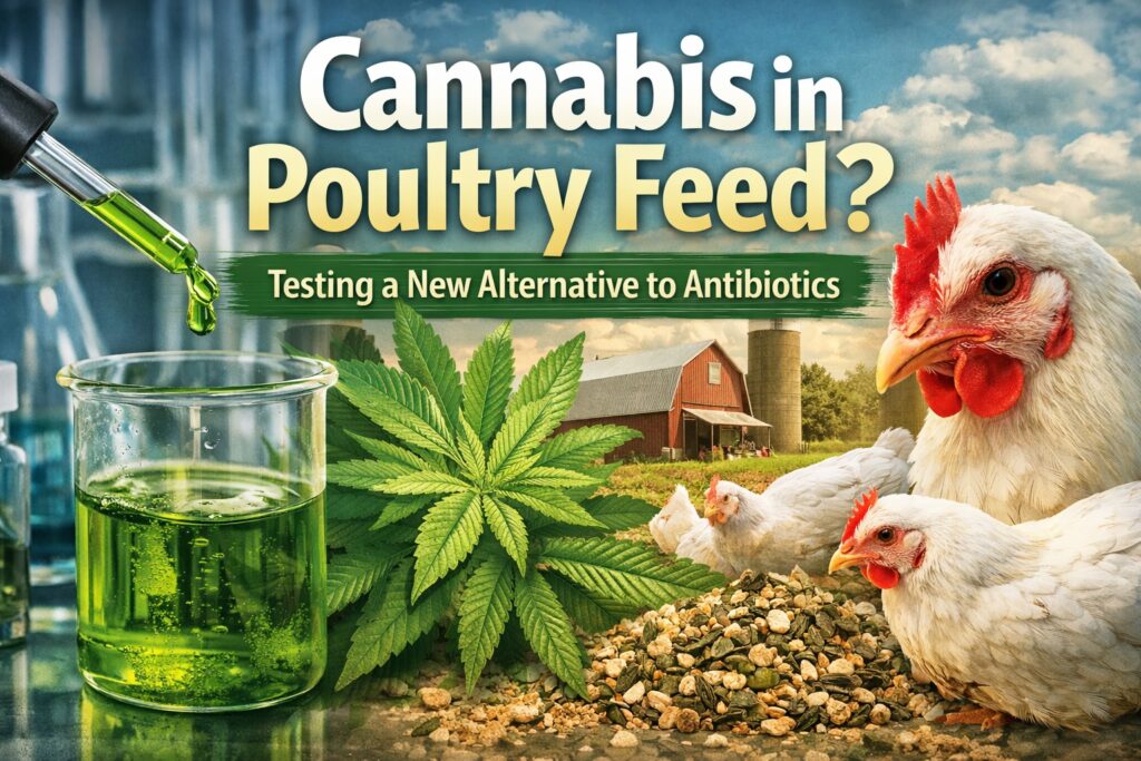 Cannabis in Poultry Feed